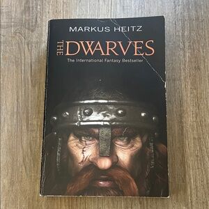 Markus Heitz "The Dwarves" Paperback Book - Black & Copper Cover